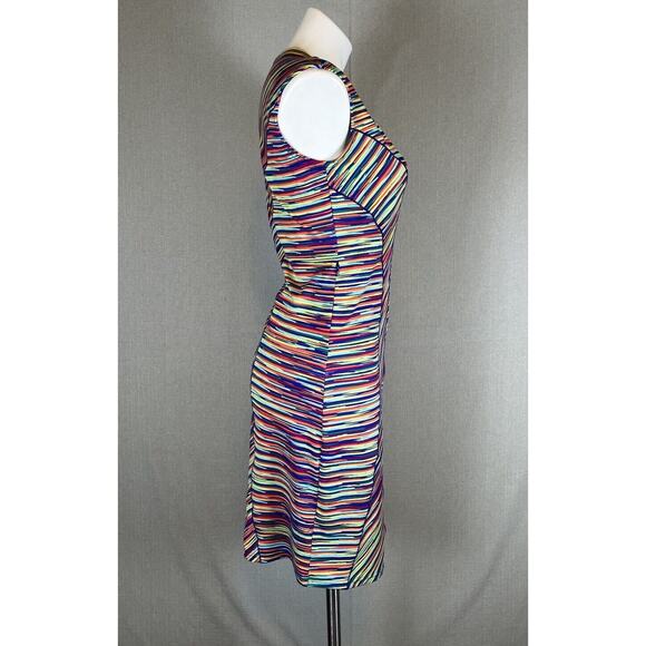 Title Nine Dream Dress Athletic Fit 
 Striped Fun Colorful Size Small Excellent - Picture 4 of 13